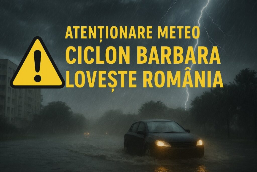 Atenționare meteo: ciclon Barbara lovește România – ce trebuie să știi și cum să te pregătești